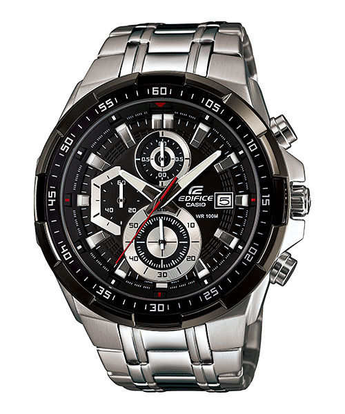 AAA 1:1 Replica Casio-Edifice Mens Watches Black Dial Quartz 49.5MM EFR-539D-1A Watch