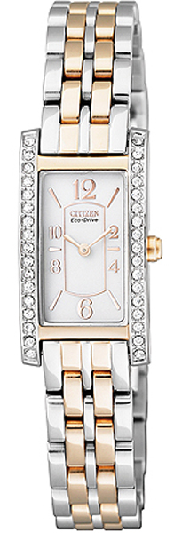 AAA 1:1 Replica Citizen-Eco-Drive Ladies Watches White Dial Solar 16MM EG2028-51A Watch