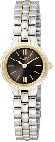 AAA 1:1 Replica Citizen Ladies Watches Black Dial Quartz 22MM EK1114-58E Watch