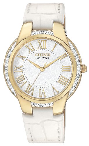 AAA 1:1 Replica Citizen Ladies Watches White Dial Eco Drive 34MM EM0092-01A Watch