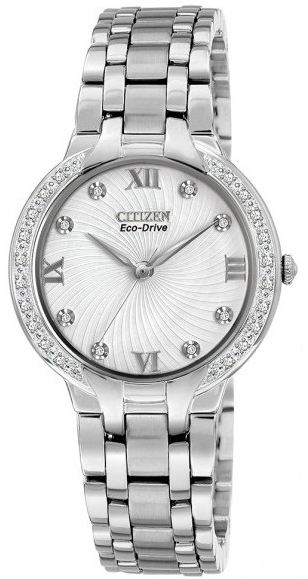 AAA 1:1 Replica Citizen Ladies Watches White Dial Eco Drive 29MM EM0120-58A Watch