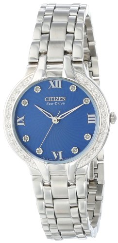 AAA 1:1 Replica Citizen Ladies Watches Blue Dial Eco Drive 29MM EM0120-58L Watch
