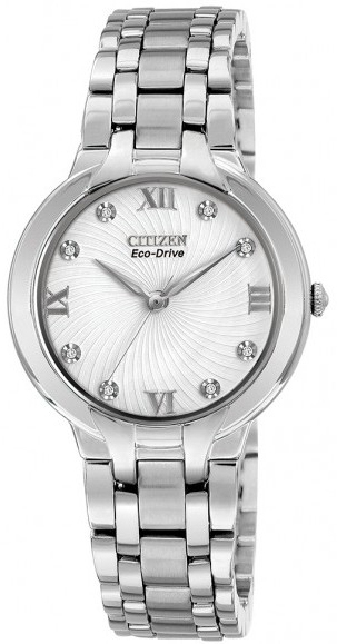 AAA 1:1 Replica Citizen Ladies Watches White Dial Eco Drive 29MM EM0130-54A Watch