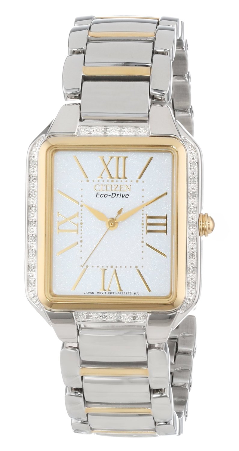 AAA 1:1 Replica Citizen-Eco-drive Ladies Watches White Dial Eco Drive 29 x 33MM EM0194-51A Watch