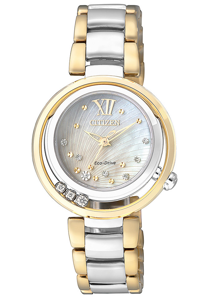 AAA 1:1 Replica Citizen-Eco-drive Ladies Watches Mother Of Pearl Dial Eco Drive 30MM EM0326-52D Watch