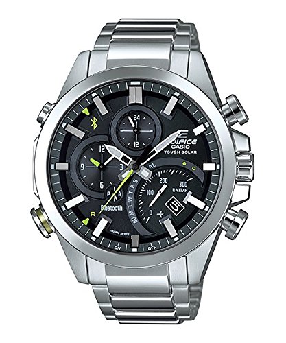 AAA 1:1 Replica Casio-Edifice Mens Watches Black Dial Tough Solar 52 x 48.1MM EQB-500D-1A Watch