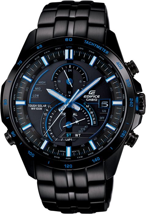AAA 1:1 Replica Casio-Edifice Mens Watches Black Dial Tough Solar 48 x 44.8MM EQS-A500DC-1A2 Watch