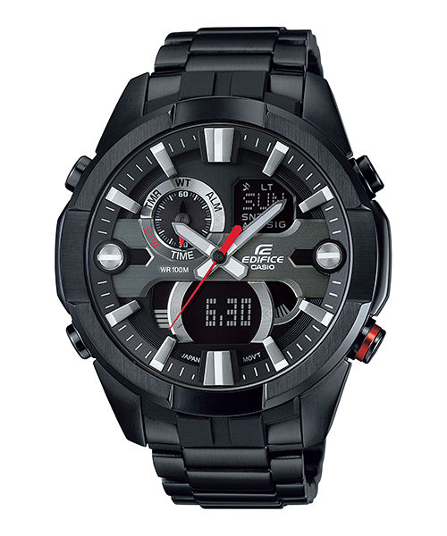 AAA 1:1 Replica Casio-Edifice Mens Watches Black Dial Quartz 52.9 x 47MM ERA-201BK-1A Watch
