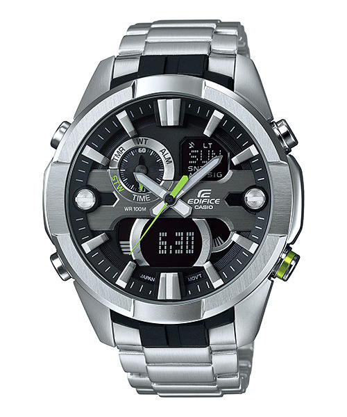 AAA 1:1 Replica Casio-Edifice Mens Watches Black Dial Quartz 52.9 x 47MM ERA-201D-1A Watch