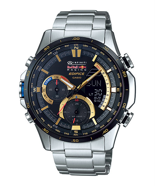 AAA 1:1 Replica Casio-Edifice Mens Watches Black Dial Quartz 49.8 x 46.9MM ERA-300RB-1A Watch
