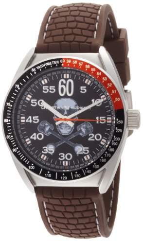 AAA 1:1 Replica Christian-Audigier Mens Watches Black Dial Japanese Quartz 42MM ETE-120 Watch