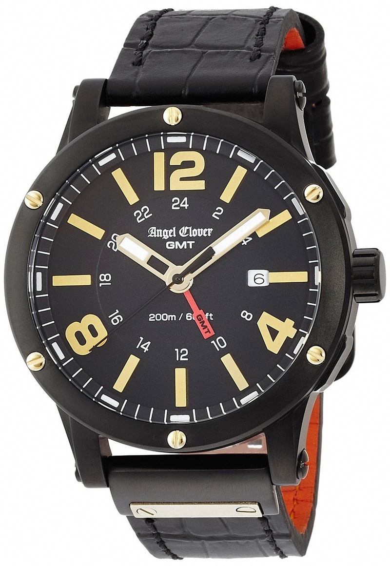 AAA 1:1 Replica Angel-Clover-Exventure Mens Watches Black Dial Quartz 46MM EVG46BBK-BK Watch