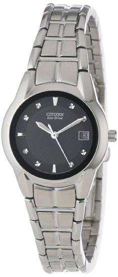 AAA 1:1 Replica Citizen Ladies Watches Black Dial Eco Drive 25MM EW1410-50E Watch