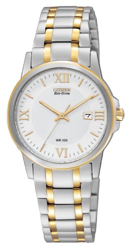 AAA 1:1 Replica Citizen-Eco-drive Ladies Watches White Dial Eco Drive 28MM EW1914-56A Watch