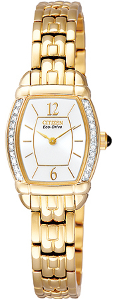 AAA 1:1 Replica Citizen-Eco-Drive Ladies Watches White Dial Solar 22MM EW9503-57A Watch