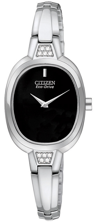 AAA 1:1 Replica Citizen-Eco-drive Ladies Watches Black Dial Eco Drive 23MM EX1140-56E Watch