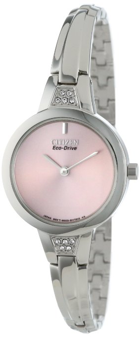 AAA 1:1 Replica Citizen Ladies Watches Pink Dial Eco Drive 26MM EX1150-52X Watch