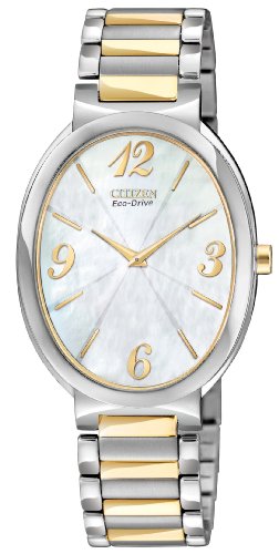 AAA 1:1 Replica Citizen Ladies Watches Mother Of Pearl Dial Eco Drive 35 x 27MM EX1234-54D Watch