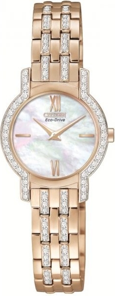 AAA 1:1 Replica Citizen Ladies Watches Mother Of Pearl Dial Eco Drive 22MM EX1243-53D Watch