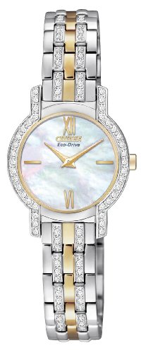AAA 1:1 Replica Citizen Ladies Watches Mother Of Pearl Dial Eco Drive 22MM EX1244-51D Watch