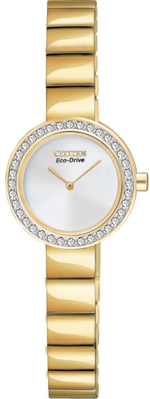 AAA 1:1 Replica Citizen Ladies Watches Silver Dial Eco-Drive 21MM EX1262-59A Watch