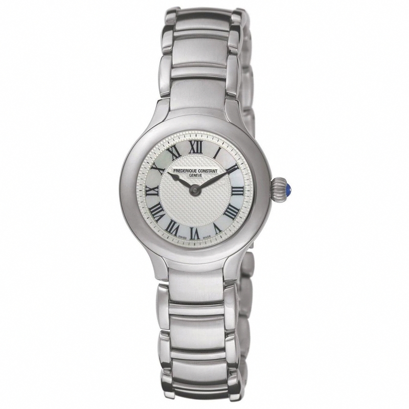 AAA 1:1 Replica Frederique-Constant-Classics-Delight Ladies Watches Silver Dial Quartz 26MM FC-200M1ER6B Watch