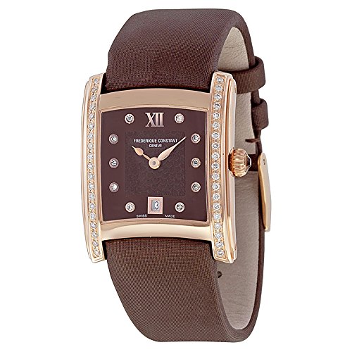 AAA 1:1 Replica Frederique-Constant Ladies Watches Brown Dial Quartz 35 x 28MM FC-220CHD2ECD4 Watch