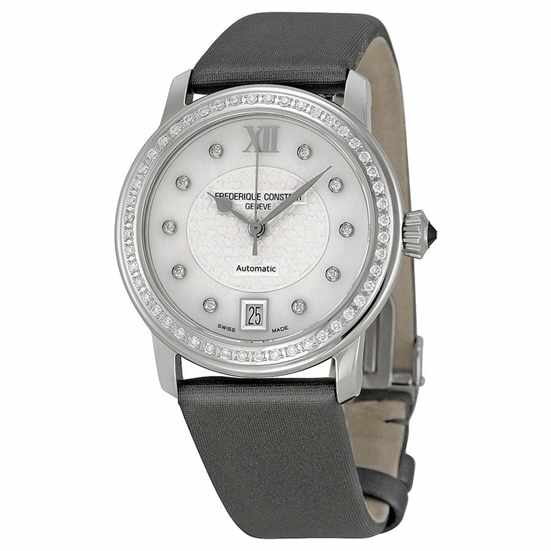 AAA 1:1 Replica Frederique-Constant Ladies Watches Mother Of Pearl Dial Automatic 34MM FC-303WHD2PD6 Watch