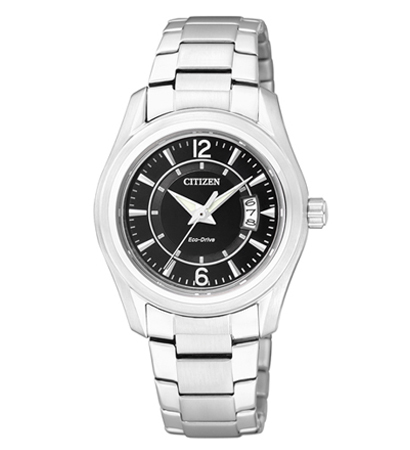 AAA 1:1 Replica Citizen-Eco-Drive Ladies Watches Black Dial Eco Drive 31MM FE1010-57E Watch