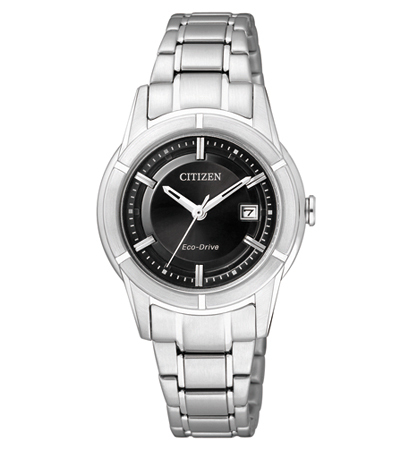 AAA 1:1 Replica Citizen-Eco-Drive Ladies Watches Black Dial Eco Drive 32MM FE1030-50E Watch