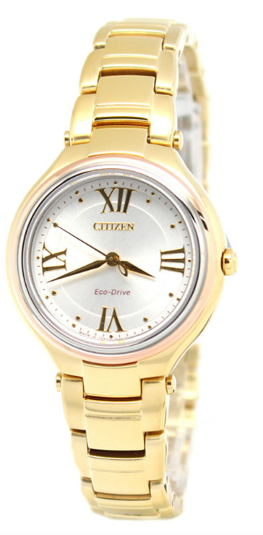 AAA 1:1 Replica Citizen-Eco-drive Ladies Watches Silver Dial Eco Drive 33MM FE2043-52A Watch