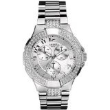 AAA 1:1 Replica Guess Ladies Watches Silver Dial Quartz 40MM G12557L Watch
