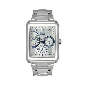 AAA 1:1 Replica Guess-Multifunction Mens Watches Silver Dial Quartz 34MM G13534G Watch