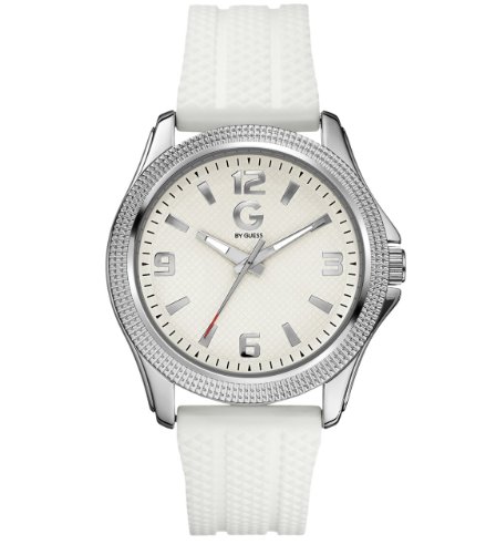 AAA 1:1 Replica Guess Mens Watches White Dial Analog Quartz 42MM G74040G1 Watch