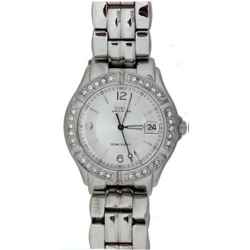 AAA 1:1 Replica Guess Ladies Watches Silver Dial Japanese Quartz 35MM G75511M Watch
