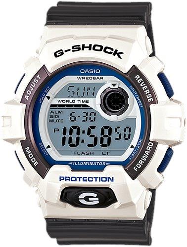 AAA 1:1 Replica Casio-G-shock Mens Watches Silver Dial Quartz 55.1MM G-8900SC-7D Watch