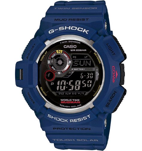 AAA 1:1 Replica Casio-G-shock Mens Watches Black Dial Tough Solar 53 x 50.8MM G-9300NV-2 Watch