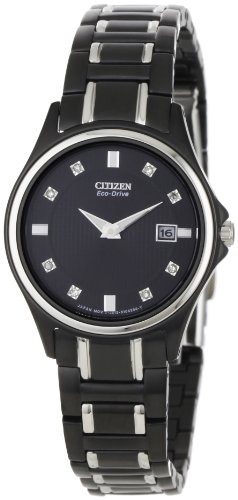 AAA 1:1 Replica Citizen-Eco-drive Ladies Watches Black Dial Eco Drive 27MM GA1034-57G Watch