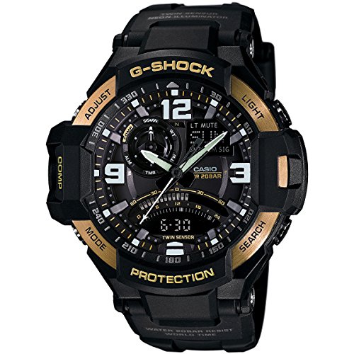 AAA 1:1 Replica Casio-G-shock Mens Watches Black Dial Quartz 50.8 x 52.1MM GA-1000-9G Watch