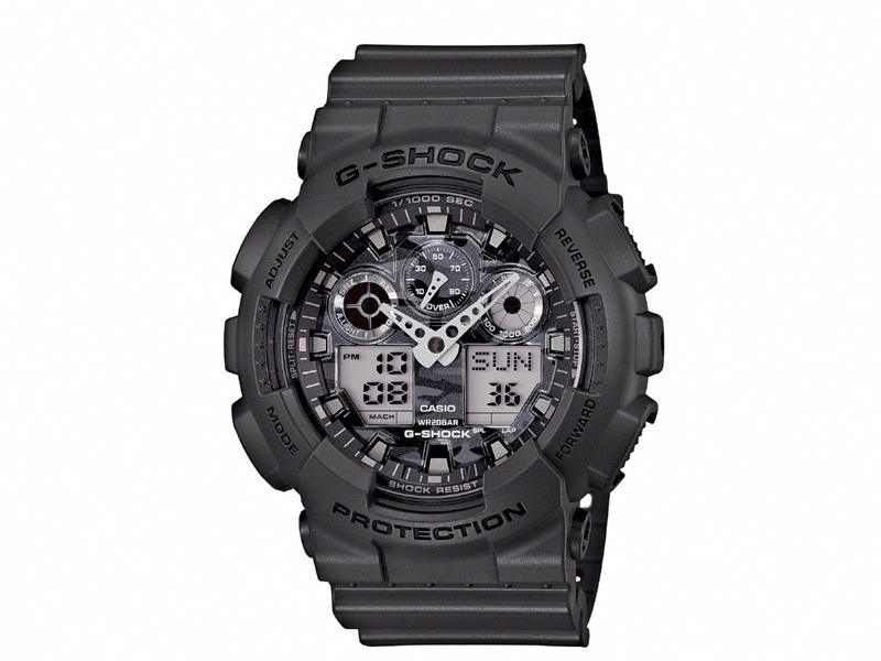 AAA 1:1 Replica Casio-G-shock Mens Watches Gray Dial Quartz 55 x 51.2MM GA-100CF-8A Watch