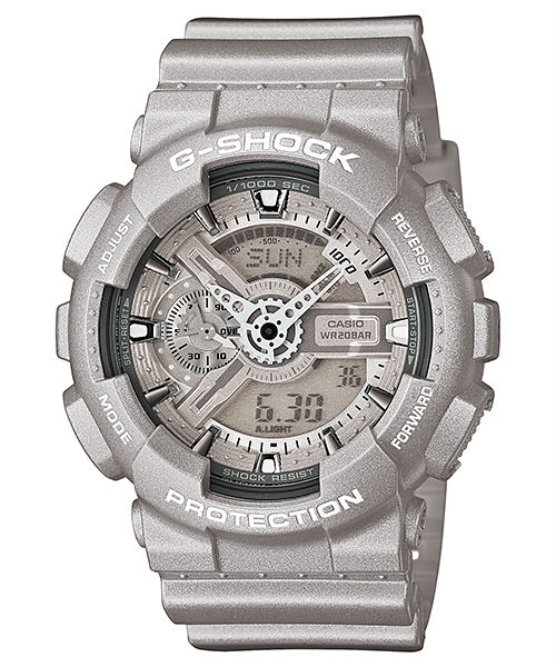 AAA 1:1 Replica Casio-G-shock Mens Watches Silver Dial Quartz 51.2MM GA-110BC-8A Watch