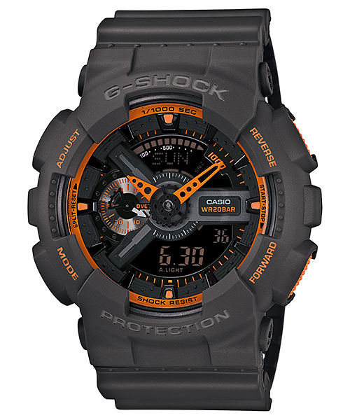 AAA 1:1 Replica Casio-G-shock Mens Watches Black Dial Quartz 55 x 51.2MM GA-110TS-1A4 Watch