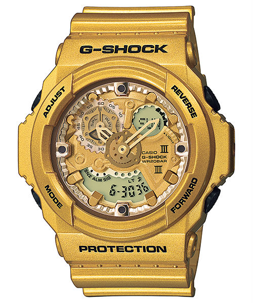 AAA 1:1 Replica Casio-G-shock Mens Watches Gold Dial Quartz 55.1 x 52.5MM GA-300GD-9A Watch