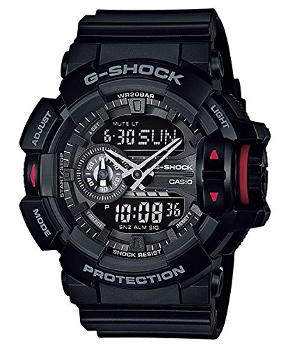 AAA 1:1 Replica Casio-G-shock Mens Watches Black Dial Quartz 55 x 51.9MM GA-400-1B Watch
