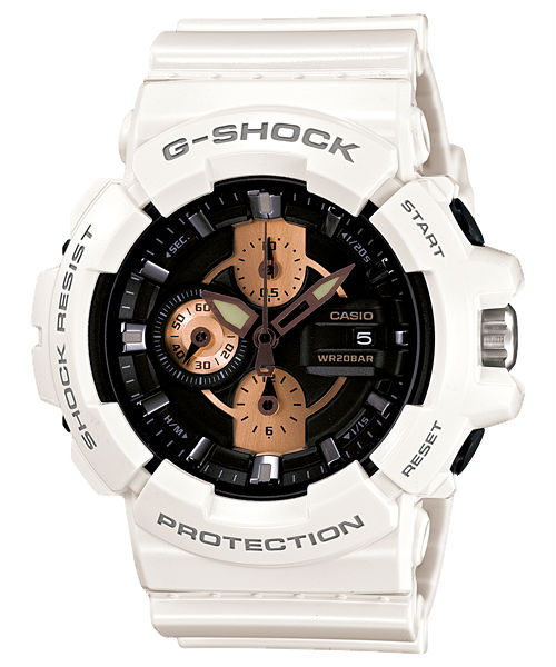 AAA 1:1 Replica Casio-G-shock Mens Watches Black Dial Quartz 52.7MM GAC-100RG-7A Watch