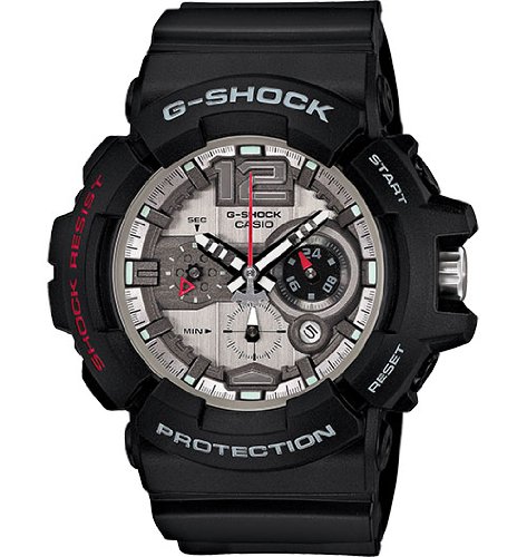 AAA 1:1 Replica Casio-G-shock Mens Watches Silver Dial Quartz 52.7MM GAC-110-1A Watch