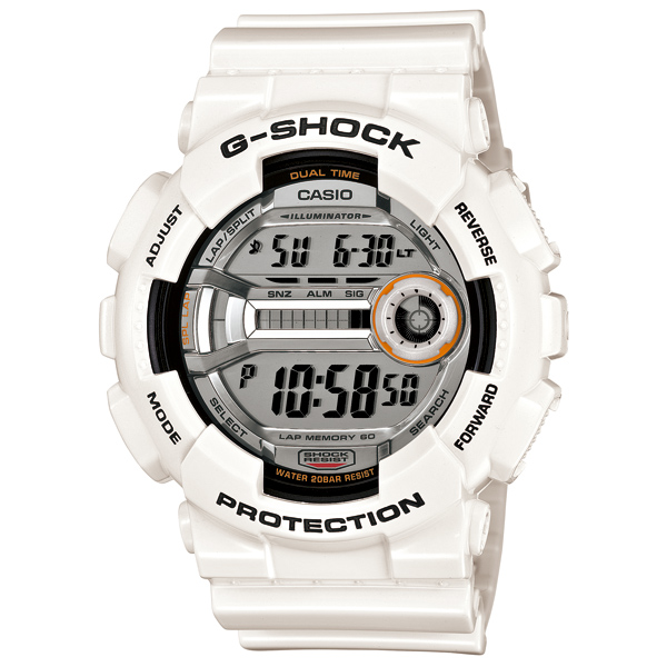 AAA 1:1 Replica Casio-G-shock Mens Watches Silver Dial Quartz 51.2MM GD-110-7JF Watch