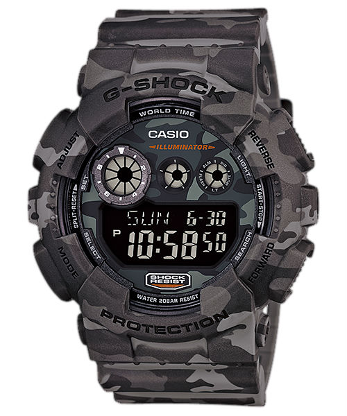 AAA 1:1 Replica Casio-G-shock Mens Watches Gray Dial Quartz 51.2MM GD-120CM-8JR Watch