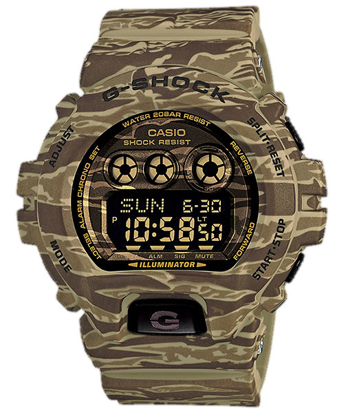 AAA 1:1 Replica Casio-G-shock Mens Watches Camouflage Dial Quartz 57.5 x 53.9MM GD-X6900CM-5 Watch