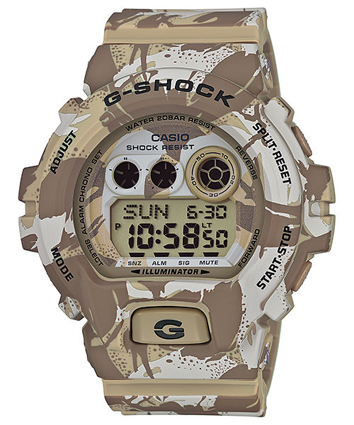 AAA 1:1 Replica Casio-G-shock Mens Watches Camouflage Dial Quartz 57.5 x 53.9MM GD-X6900MC-5 Watch